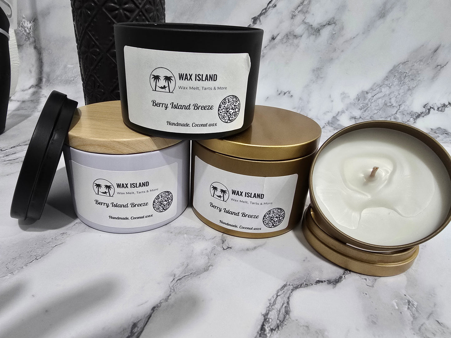 Berry Island Breeze 8oz tin candle