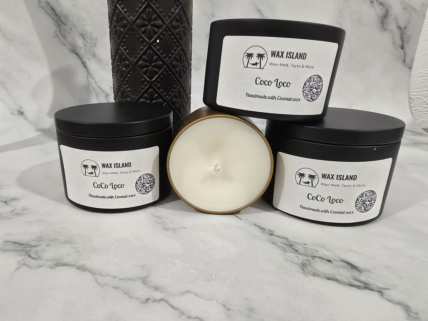 Coco Loco 8oz tin candle