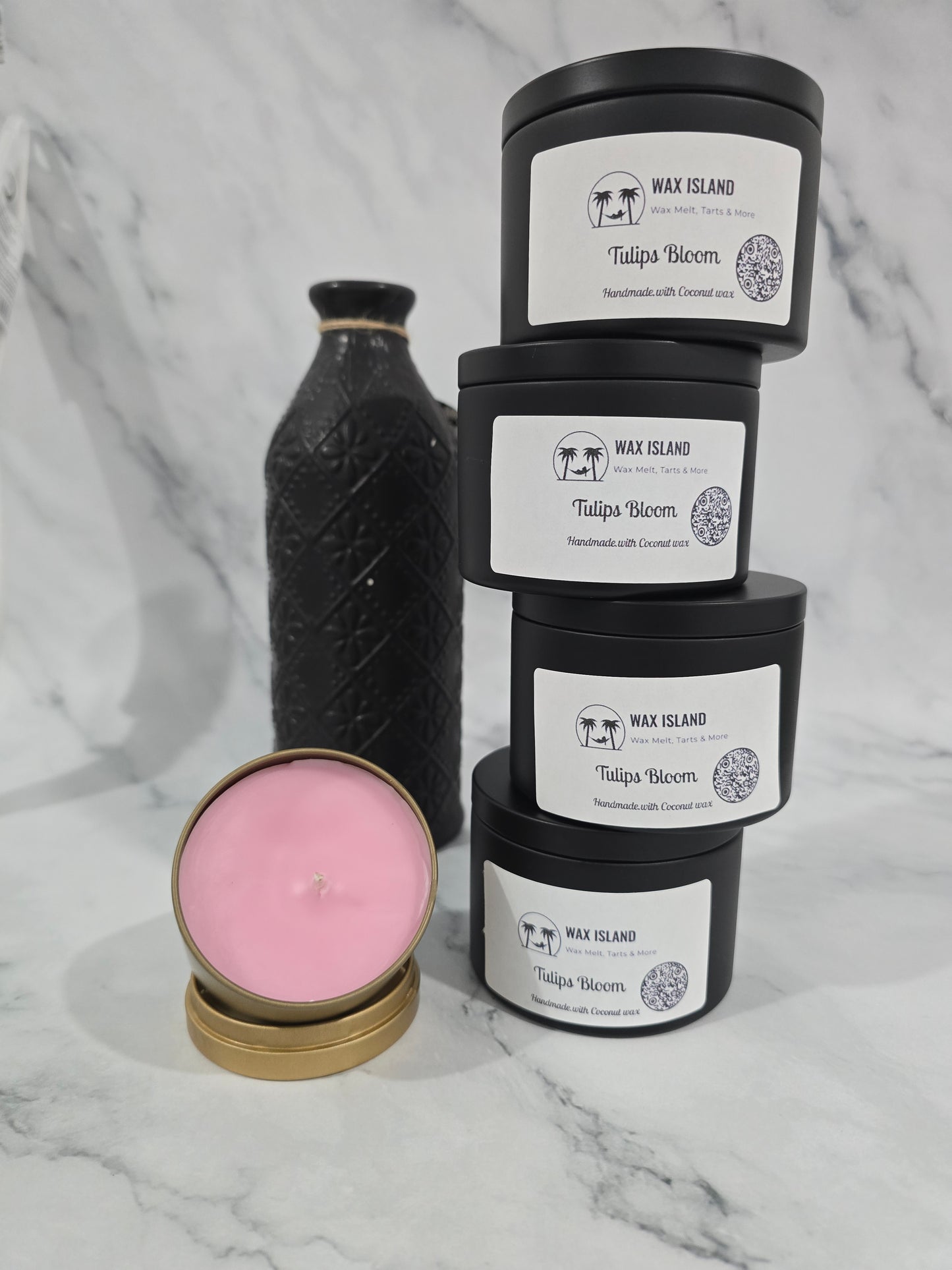 Tulips Bloom 8oz tin candle