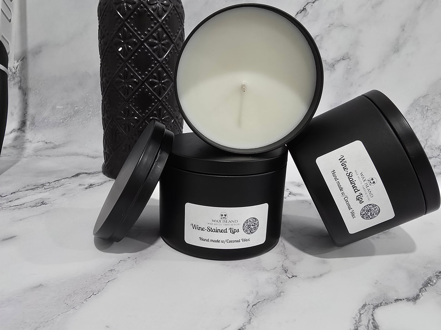 Wine-Stained Lips 8oz tin candle