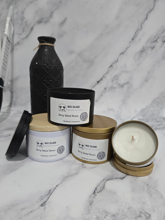 Berry Island Breeze 8oz tin candle