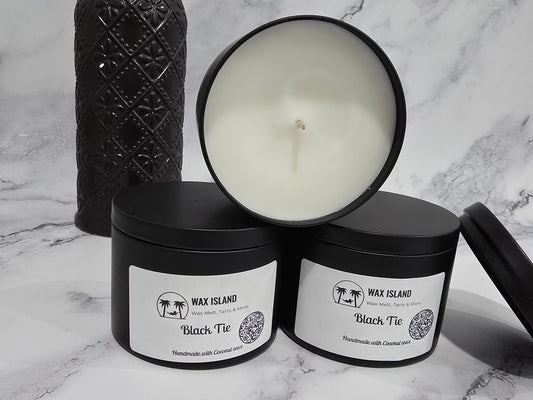 Black Tie 8oz tin candle