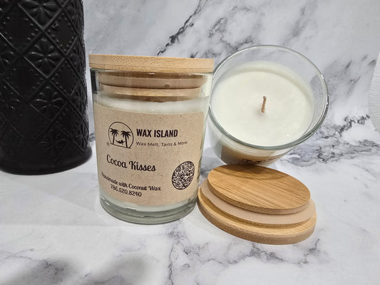 Cocoa Kisses 8oz tin candle