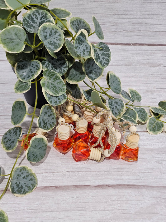 Silk Sheets & Amber (car air freshner)