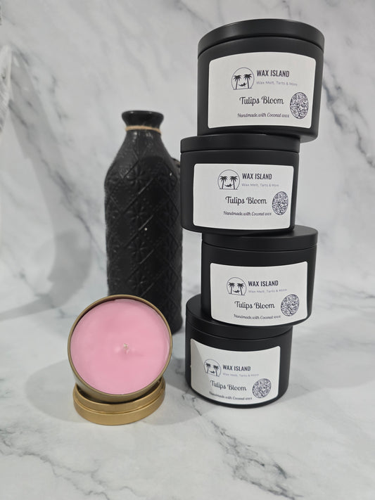 Tulips Bloom 8oz tin candle