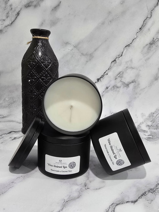 Wine-Stained Lips 8oz tin candle