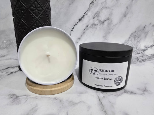 Amber Eclipse 8oz tin candle